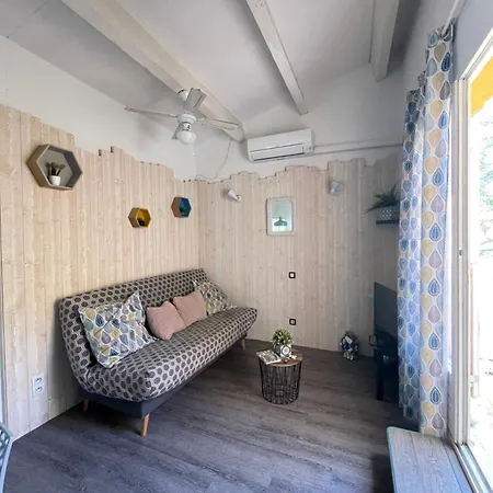 Apartamento Emeraude -parking- Clim - Pinede - Proche Village Naturiste